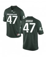 Men's Michigan State Spartans NCAA #47 Ryan Armour Green Authentic Nike Stitched College Football Jersey LN32M52GZ